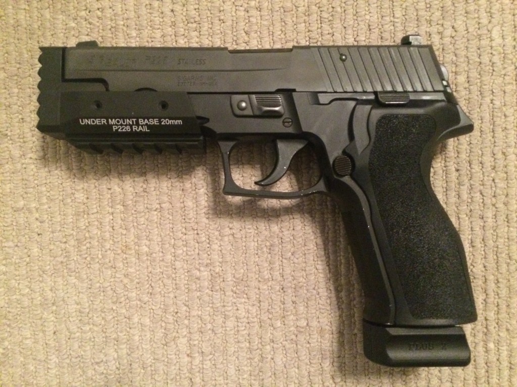 Sig P226 with Strike Plate