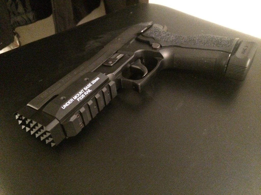 Sig P226 with Strike Plate