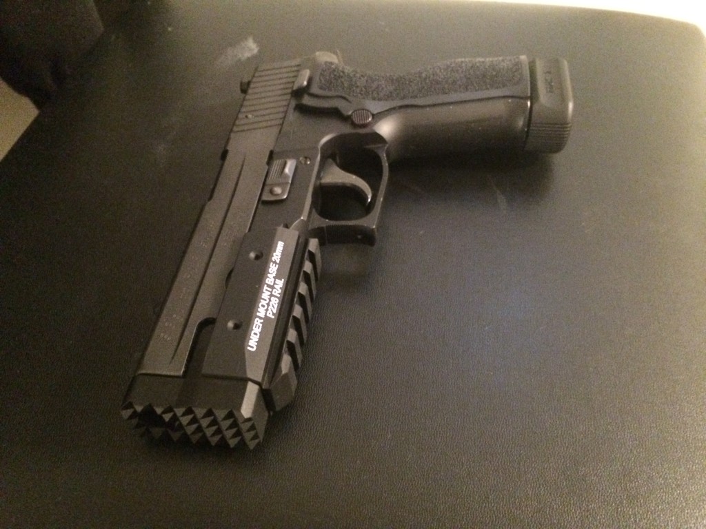 Sig P226 with Strike Plate