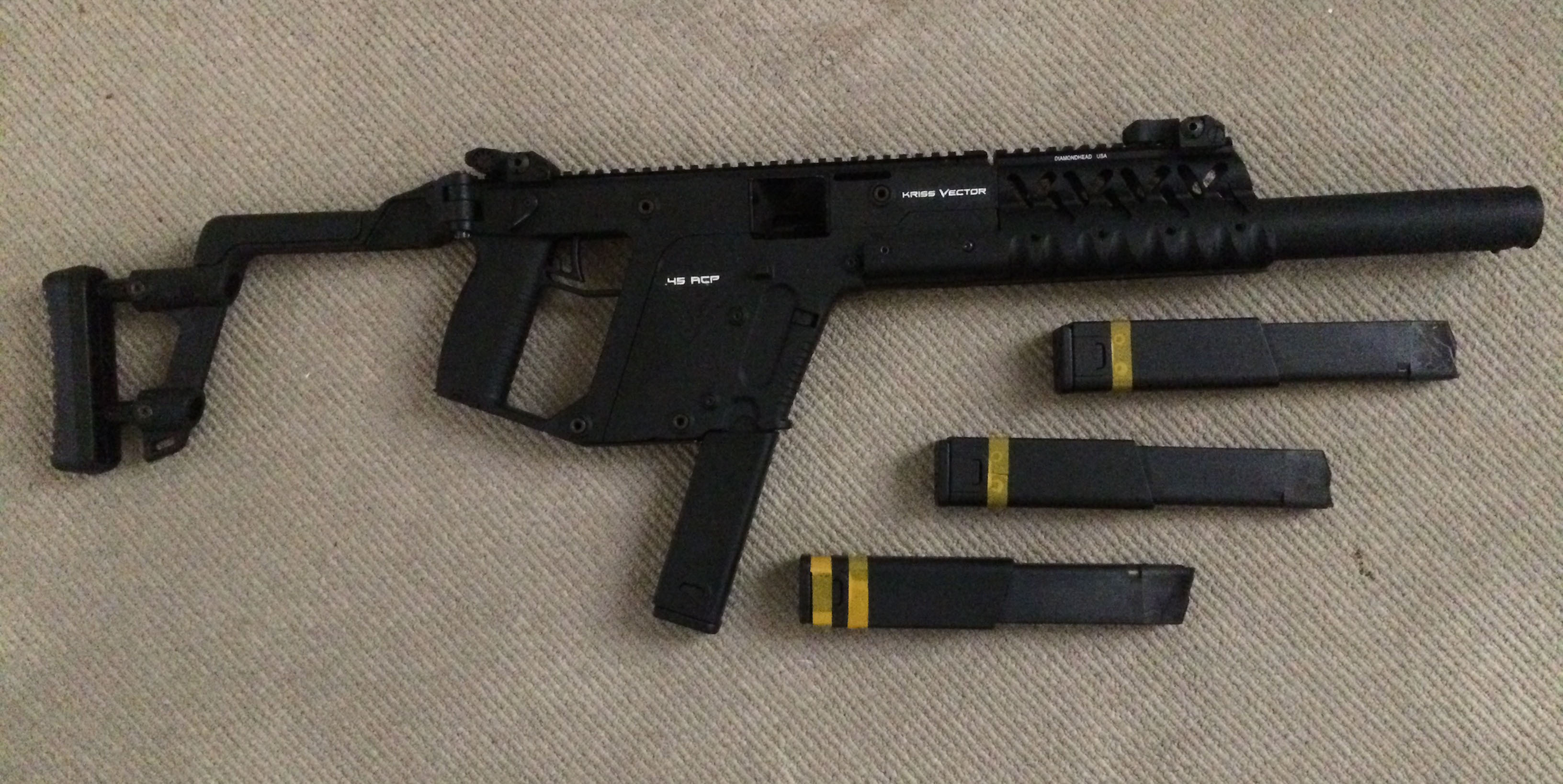 Kriss Vector with Diamond Head handguard